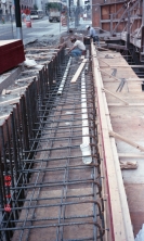 Pioneer Square Station construction (Jul 18, 1989)